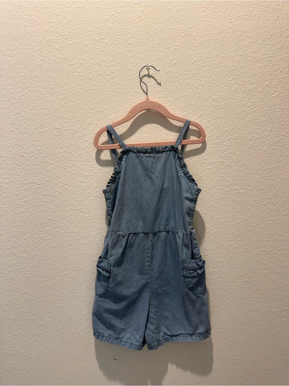 Cat & Jack Light Denim Blue Girls' Romper
